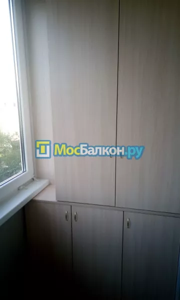 Шкаф на балкон купить в Раменском на заказ недорого от МосБалкон
