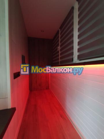 комплексная отделка лоджии под ключ