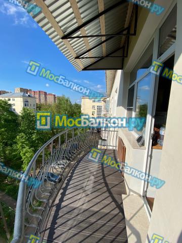 КРЫША НА БАЛКОНЕ БЕЗ ОСТЕКЛЕНИЯ