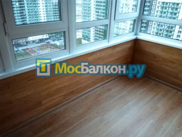 Отделка балкона и лоджии пластиковыми ПВХ панелями в Раменском от компании МосБалкон