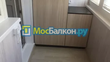 Шкаф на балкон купить в Раменском на заказ недорого от МосБалкон