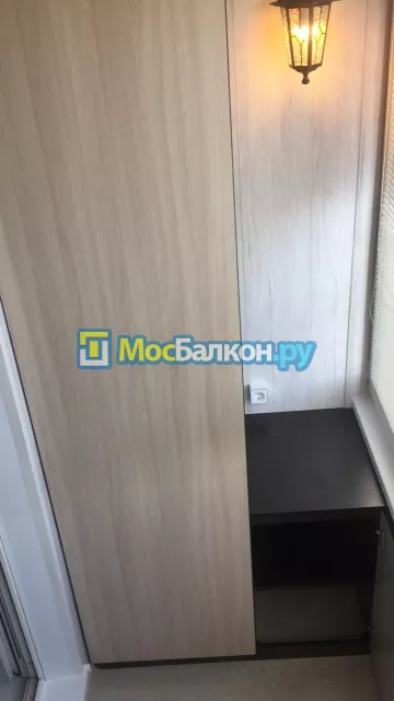 Шкаф на балкон купить в Раменском на заказ недорого от МосБалкон