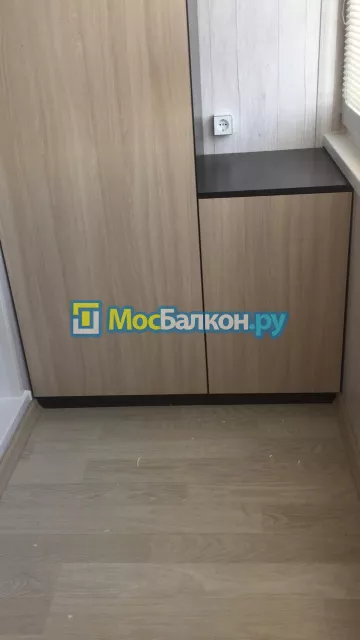 Шкаф на балкон купить в Раменском на заказ недорого от МосБалкон