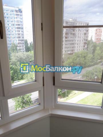 Остекление балкона с высотой створок 160 см