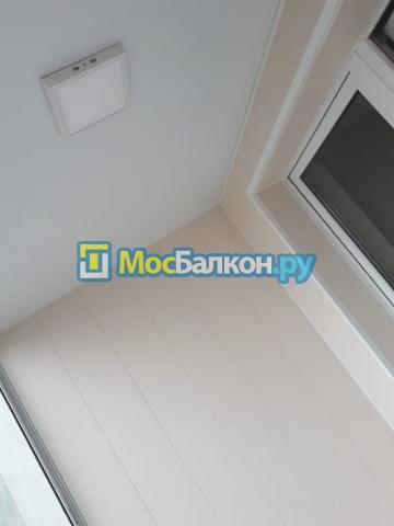 Ремонт балконов при комплексной отделки балкона под ключ, балкон 4 метра