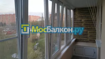 Цена на отделку лоджии декоративным камнем в Москве