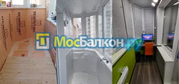 Заказать балкон в Раменском цена от 1320 руб | Остекление балконов и лоджий МосБалкон