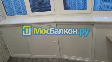 Шкаф на балкон купить в Раменском на заказ недорого от МосБалкон