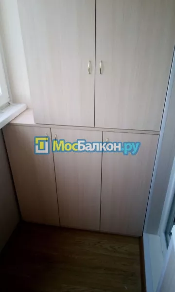Шкаф на балкон купить в Раменском на заказ недорого от МосБалкон