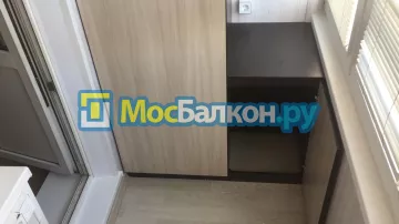Шкаф на балкон купить в Раменском на заказ недорого от МосБалкон
