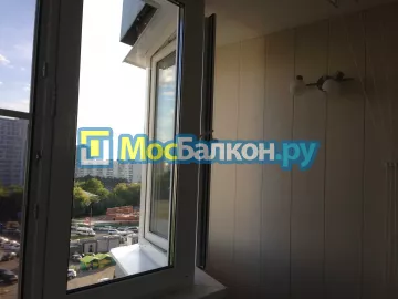 Отделка балкона и лоджии пластиковыми ПВХ панелями в Раменском от компании МосБалкон
