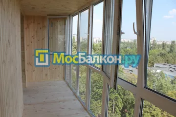 Отделка балкона и лоджии пластиковыми ПВХ панелями в Раменском от компании МосБалкон