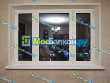 УСТАНОВКА ТРЕХ СТВОРЧАТОГО ОКНА РЕХАУ В КВАРТИРЕ
