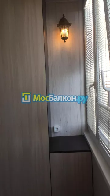 Шкаф на балкон купить в Раменском на заказ недорого от МосБалкон
