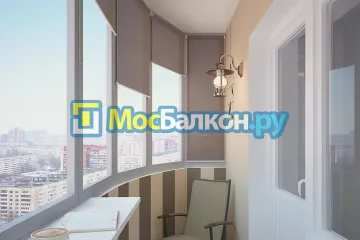 Шкаф на балкон купить в Раменском на заказ недорого от МосБалкон
