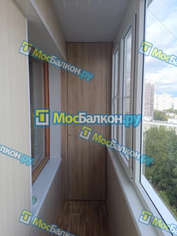 Шкаф на балкон купить в Раменском на заказ недорого от МосБалкон