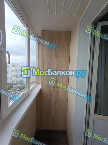 Шкаф на балкон купить в Раменском на заказ недорого от МосБалкон