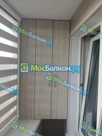 Шкаф на балкон купить в Раменском на заказ недорого от МосБалкон