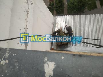 Установка и герметизация крыши