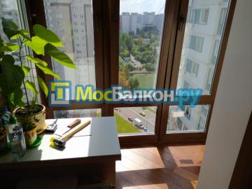 Остекление в ламинации (цветное)