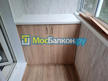 Шкаф на балкон купить в Раменском на заказ недорого от МосБалкон