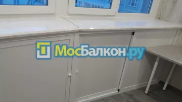 Шкаф на балкон купить в Раменском на заказ недорого от МосБалкон