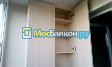 Шкаф на балкон купить в Раменском на заказ недорого от МосБалкон