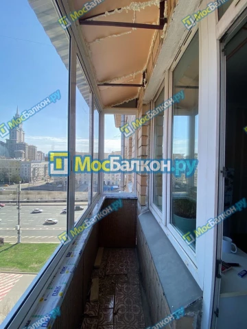 Крыша на балконе в Раменском монтаж и ремонт по выгодной цене от МосБалкон