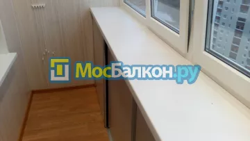 Шкаф на балкон купить в Раменском на заказ недорого от МосБалкон
