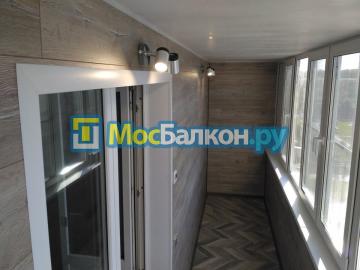 ОТДЕЛКА БАЛКОНОВ  И ЛОДЖИЙ ЛАМИНАТОМ