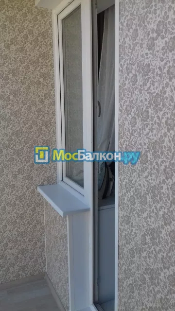 Отделка балкона и лоджии пластиковыми ПВХ панелями в Раменском от компании МосБалкон