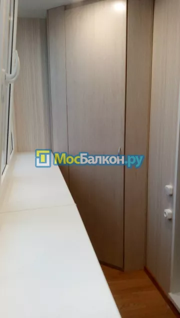 Шкаф на балкон купить в Раменском на заказ недорого от МосБалкон