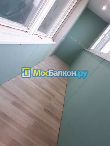 Отделка балконов гипсокартонном в Москве и области | Цены под ключ