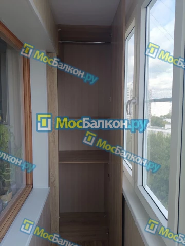 Шкаф на балкон купить в Раменском на заказ недорого от МосБалкон