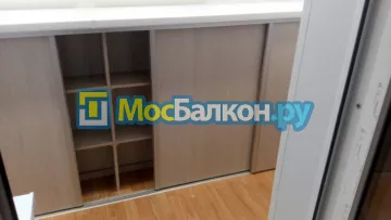 Шкаф на балкон купить в Раменском на заказ недорого от МосБалкон