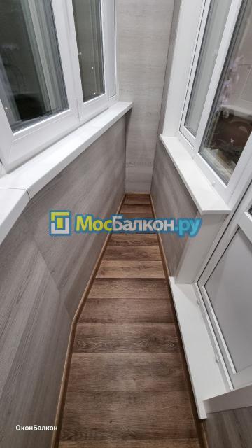 Ремонт и отделка балкона в доме п44