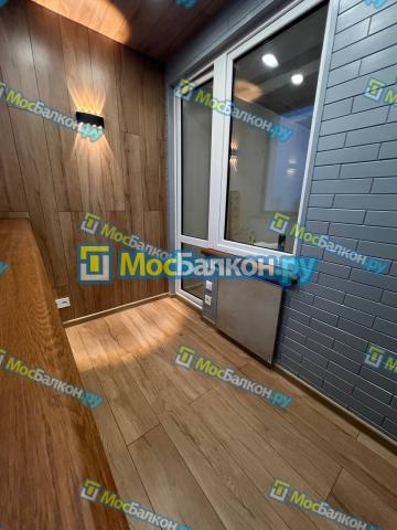  ОТДЕЛКА БАЛКОНОВ СТЕНОВЫМ ПАРКЕТОМ С ЛАМИНАТОМ