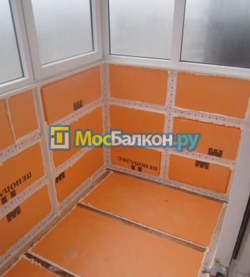 Недорогое и качественное утепление балкона