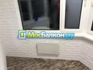 Цена на отделку лоджии декоративным камнем в Москве