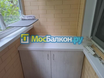 Шкаф на балкон купить в Раменском на заказ недорого от МосБалкон