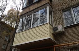 Классическое остекление с 4-мя створками